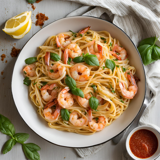 Creamy-One-Pot-Garlic-Butter-Shrimp-Pasta Reen Spices