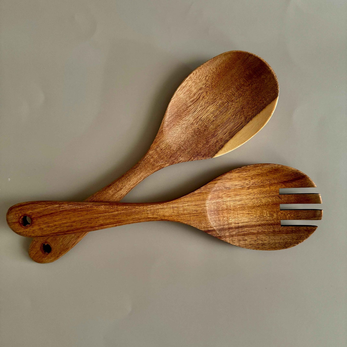 Wooden salad spoon